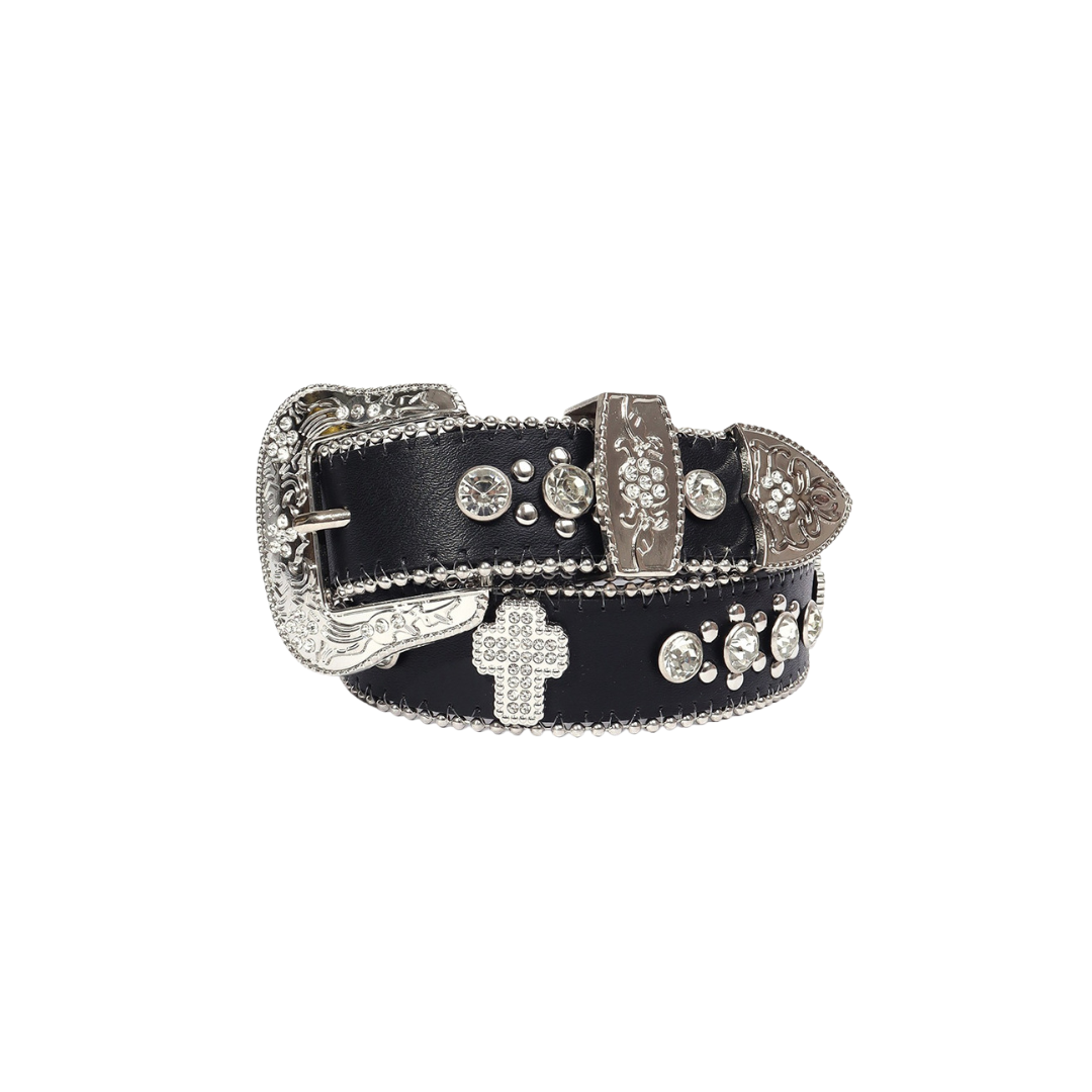 Xyero Rhinestone Cross Belt