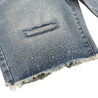 Xyero Rhinestone Jorts