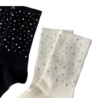 Xyero Rhinestone Socks