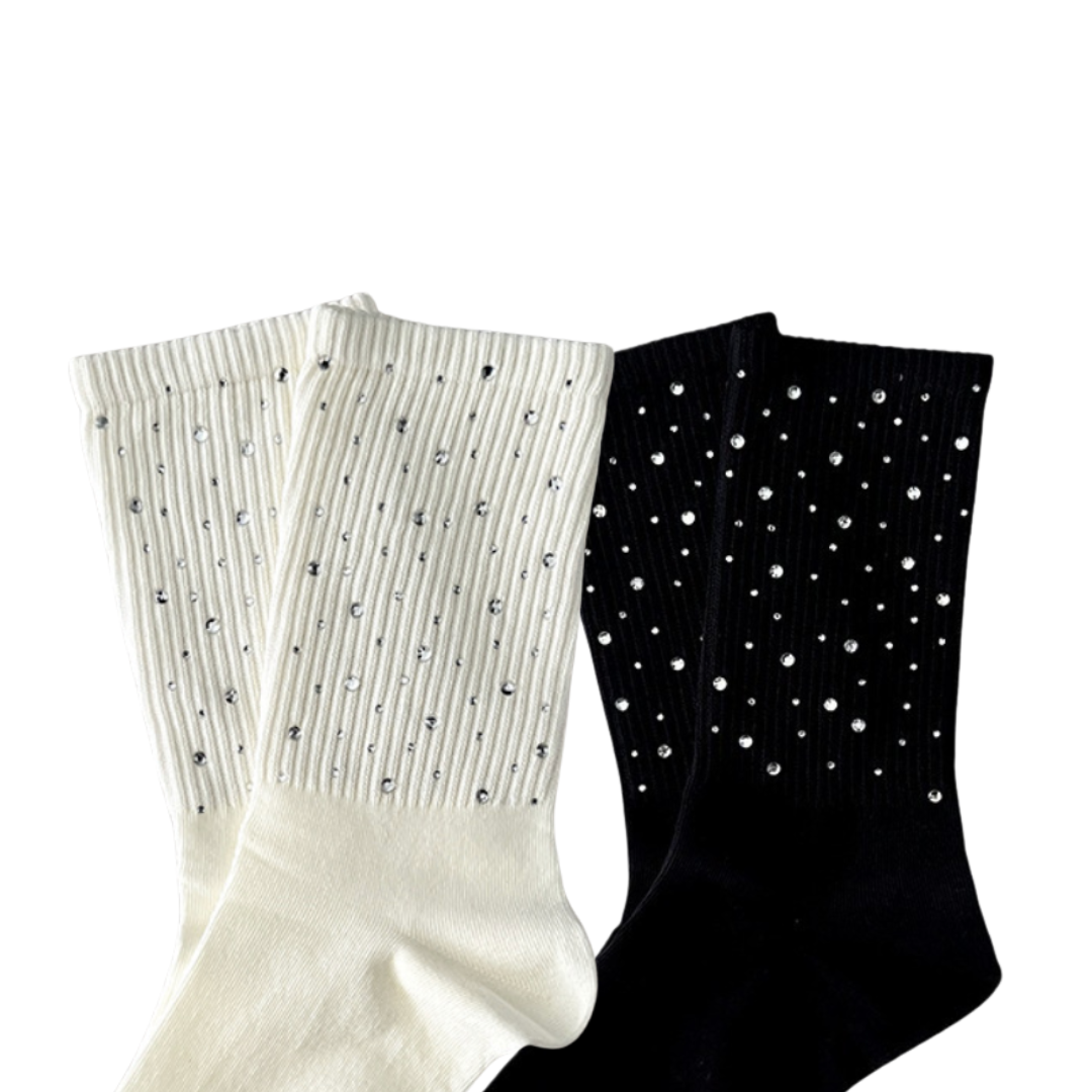 Xyero Rhinestone Socks