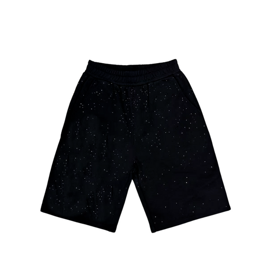 Xyero Rhinestone Cotton Shorts