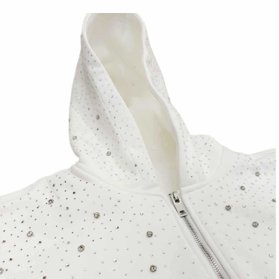 Xyero Rhinestone Galaxy Zip Up