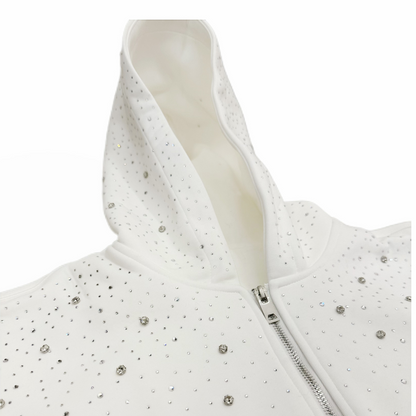 Xyero Rhinestone Galaxy Zip Up