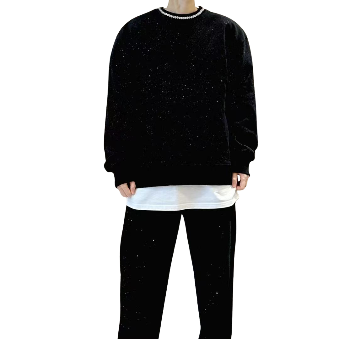 Xyero Iced Collar Crewneck