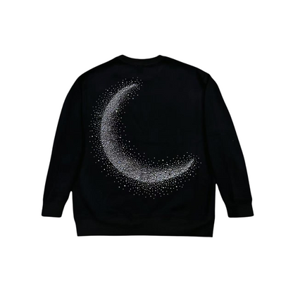 Xyero Rhinestone Moon Crewneck