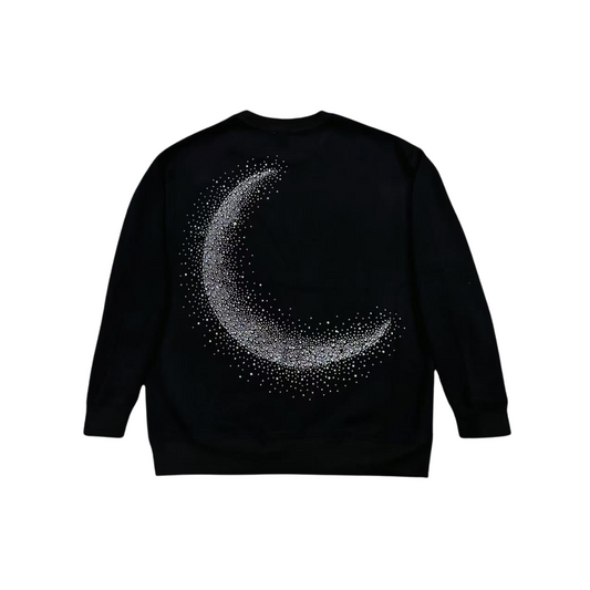 Xyero Rhinestone Moon Crewneck