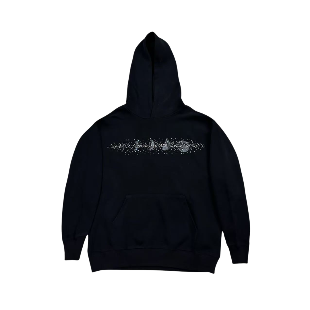 Xyero Rhinestone Moon Hoodie