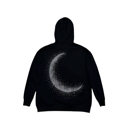 Xyero Rhinestone Moon Hoodie