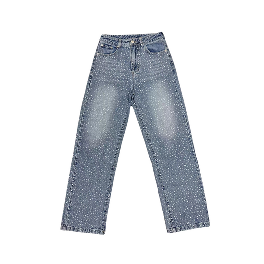Xyero Rhinestone Baggy Pants | Bold & Comfortable Style