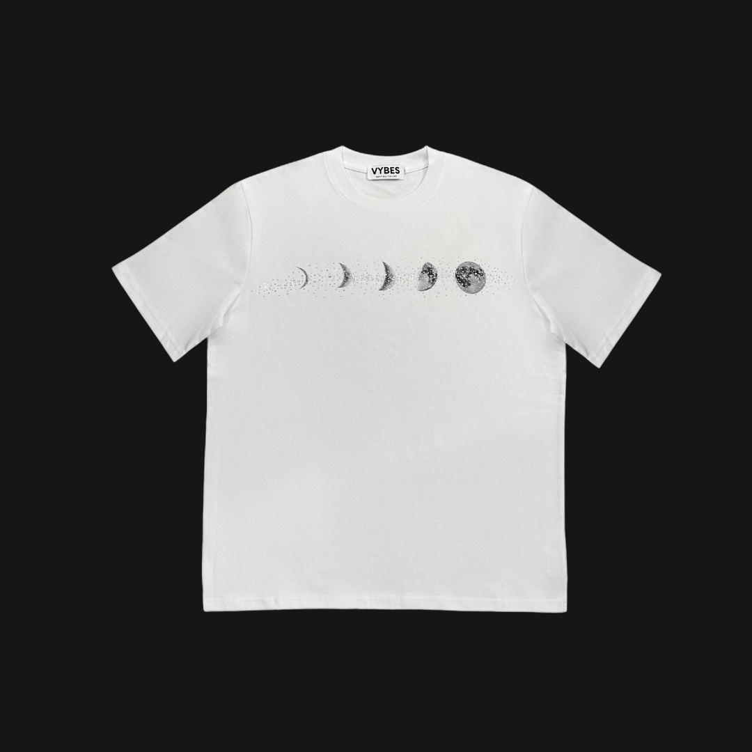 Xyero Rhinestone Moon Tee