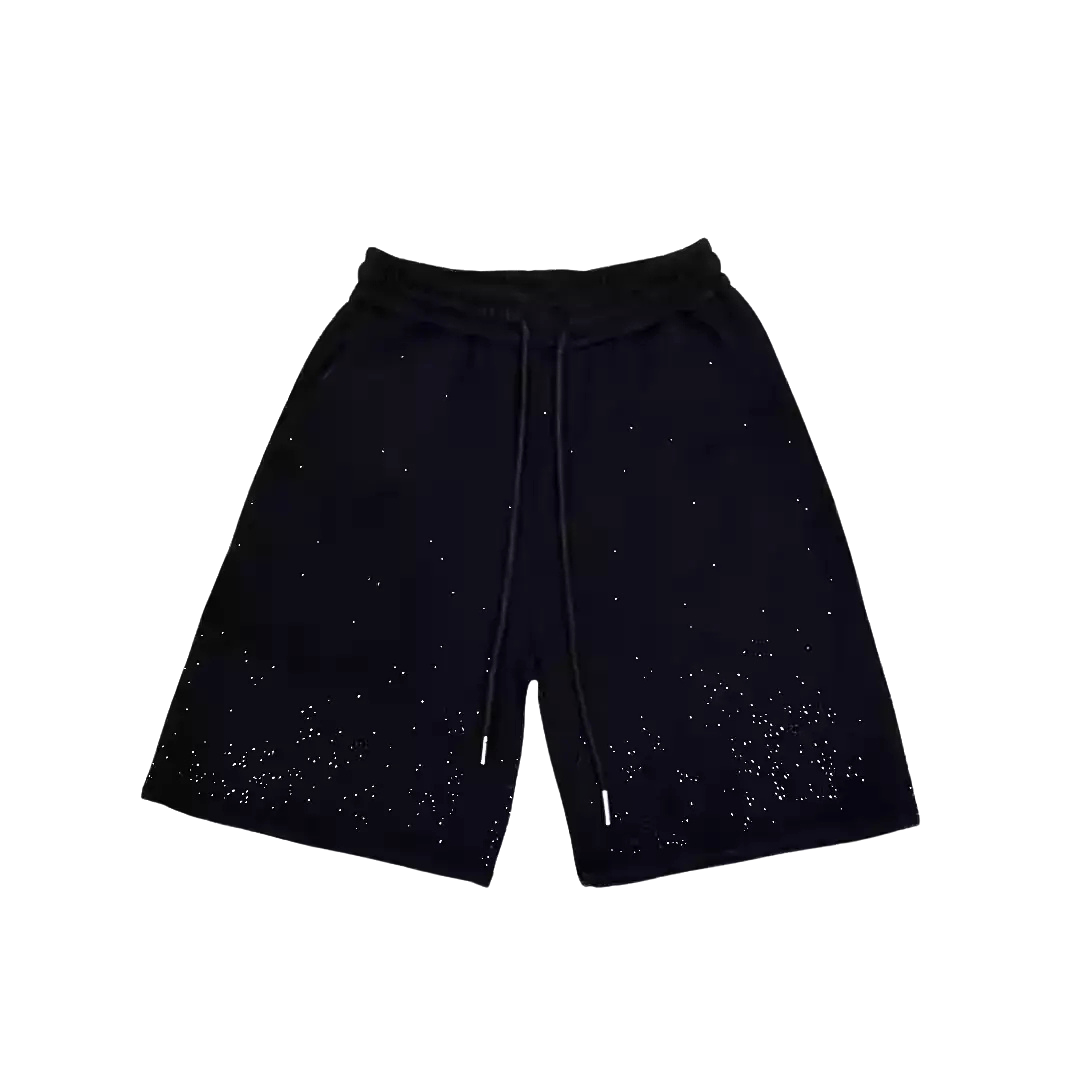 Xyero Rhinestone Cotton Shorts