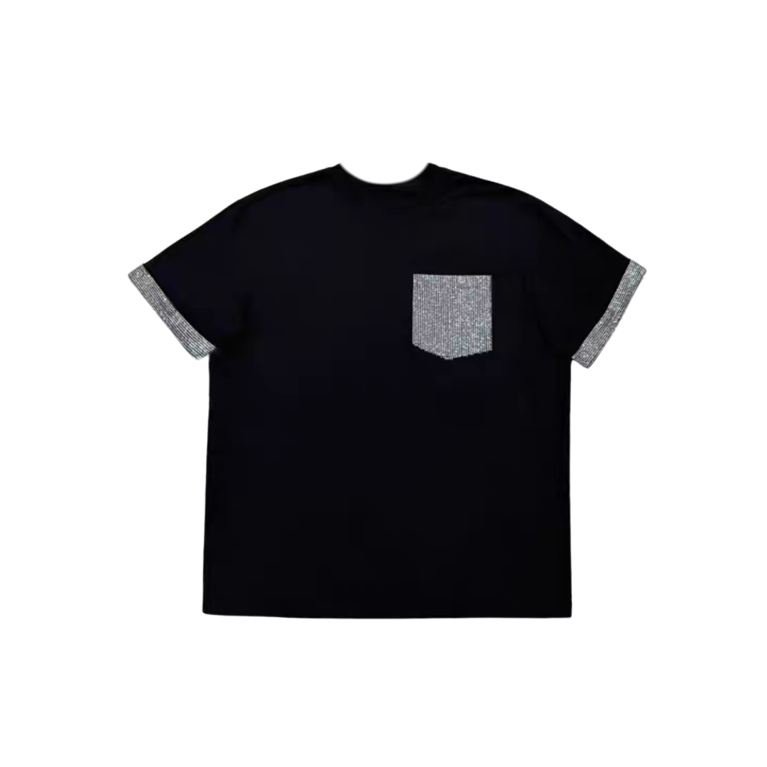 Xyero Rhinestone Pocket Tee