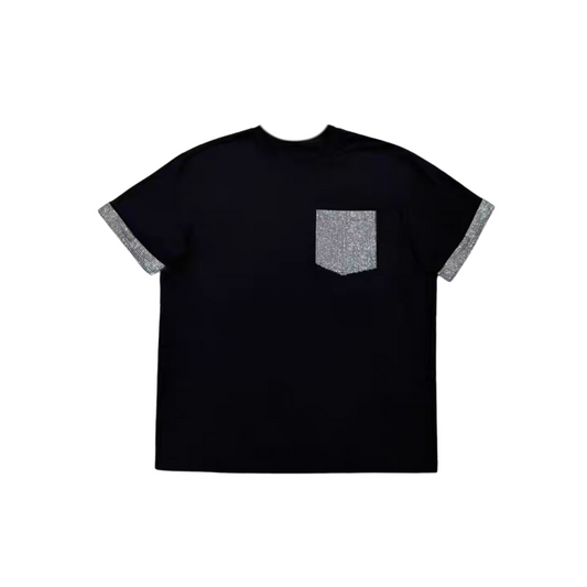 Xyero Rhinestone Pocket Tee