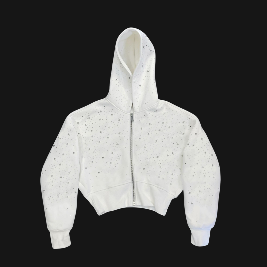Xyero Women's Cropped Galaxy Hoodie
