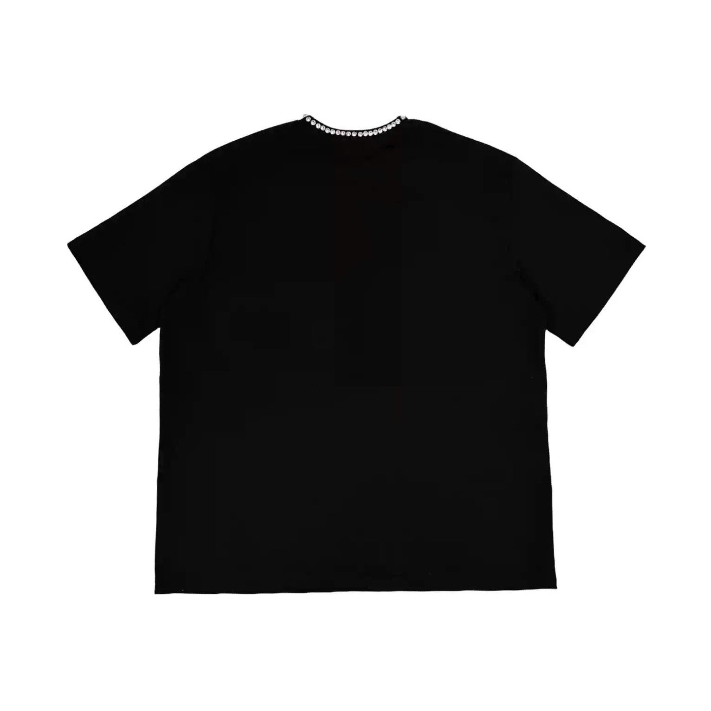 Rhinestone Iced Collar Tee