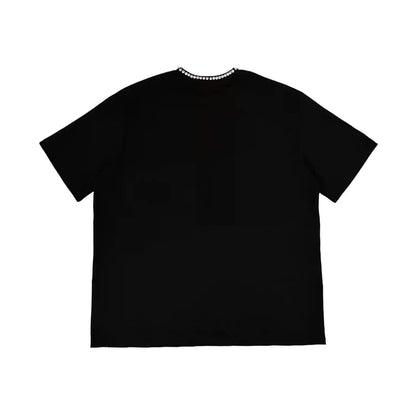 Rhinestone Iced Collar Tee