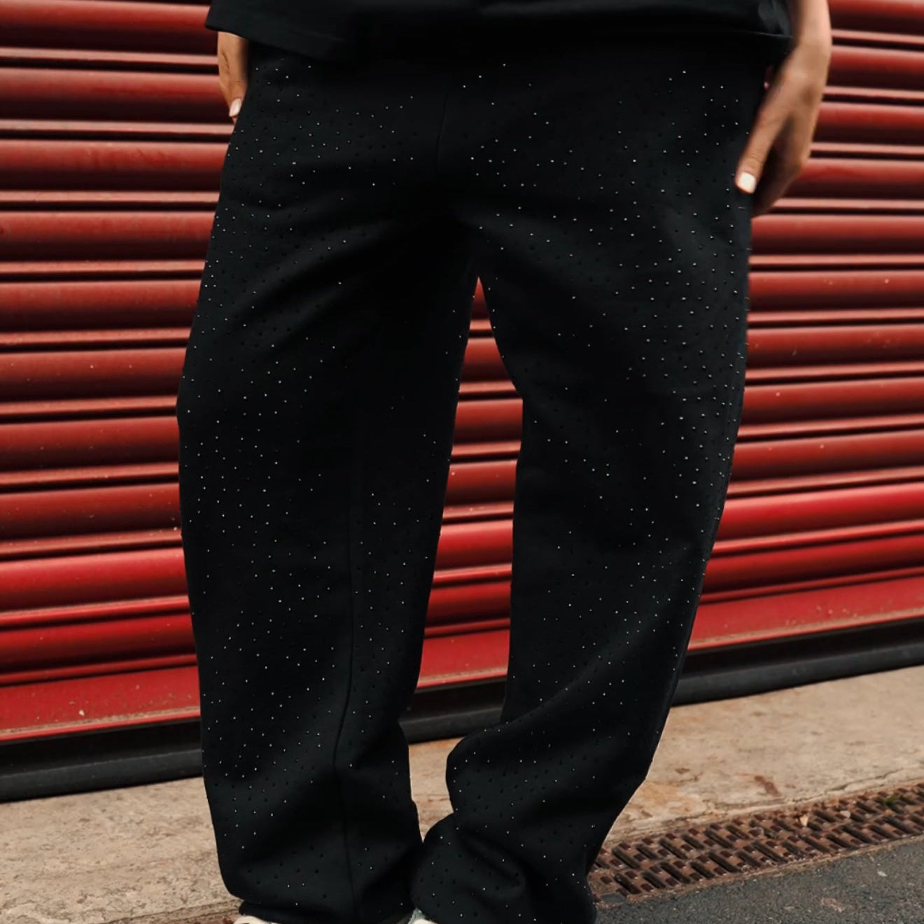 Xyero Rhinestone Sweatpants