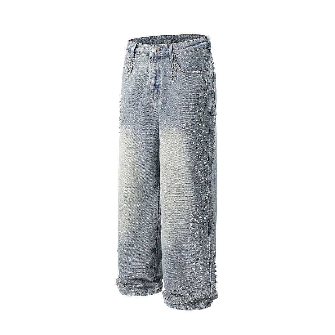 Xyero Gemstone Rhinestone  Pants | Bold & Comfortable Style