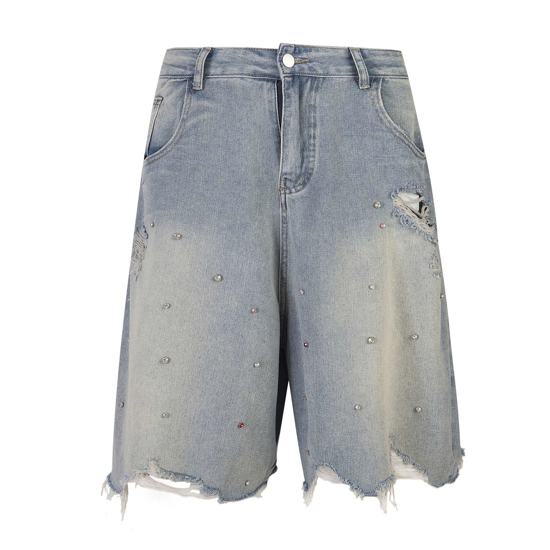 Xyero Rhinestone Gemstone Shorts | Bold & Comfortable Style