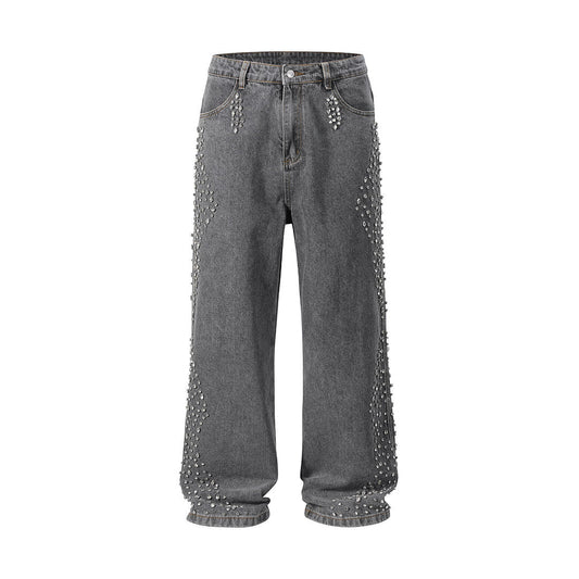 Xyero Gemstone Rhinestone  Pants | Bold & Comfortable Style
