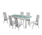 marble white dining