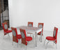 Red and white Dining