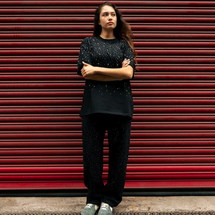 Xyero Rhinestone Sweatpants