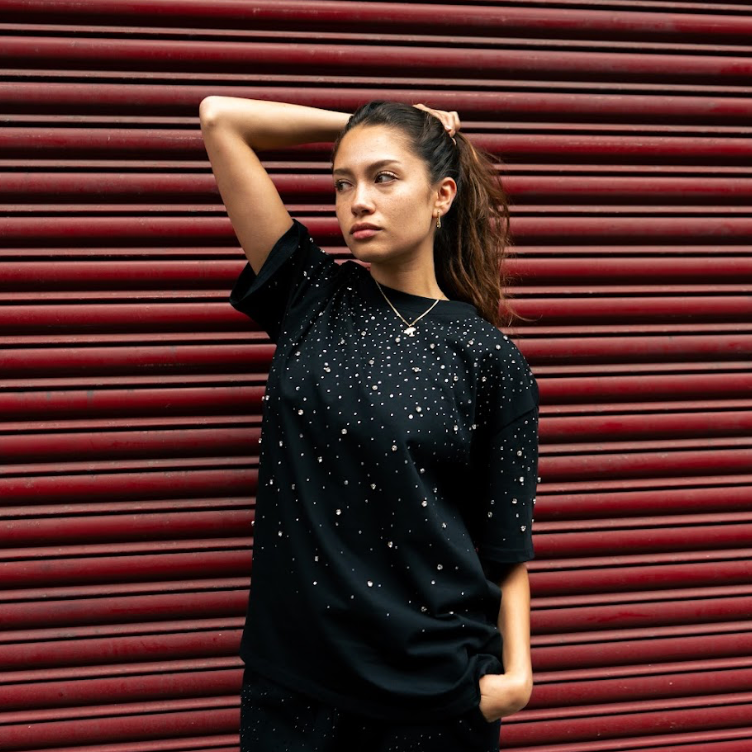 Xyero Luxe Rhinestone Tee