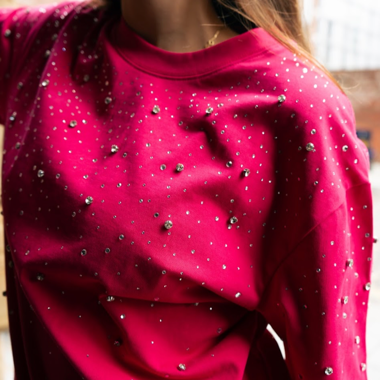 Xyero Luxe Rhinestone Tee