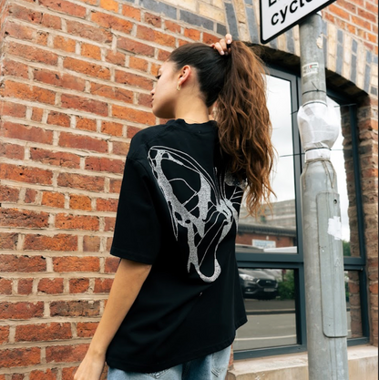 Xyero Rhinestone Butterfly Tee