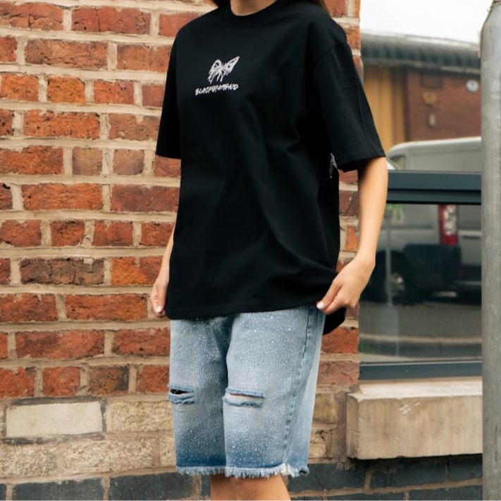 Xyero Rhinestone Jorts