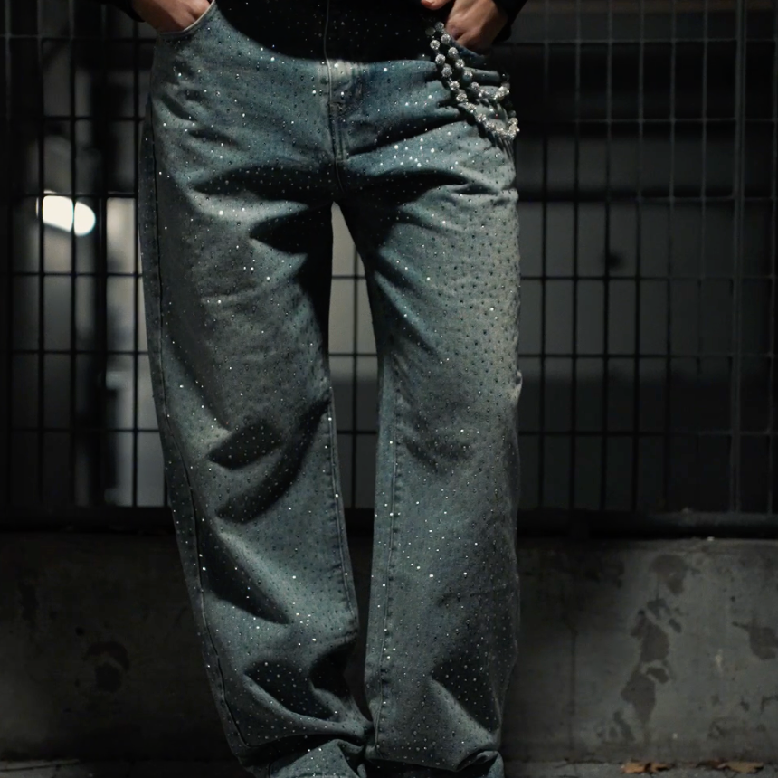 Xyero Rhinestone Jeans