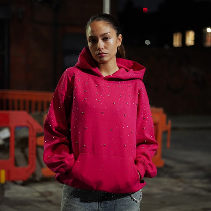 Xyero Rhinestone Galaxy Hoodie