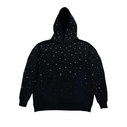 Rhinestone Galaxy Hoodie | Sparkling Style & Comfort