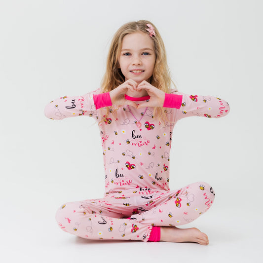 Bee Mine Long Sleeve Pajamas