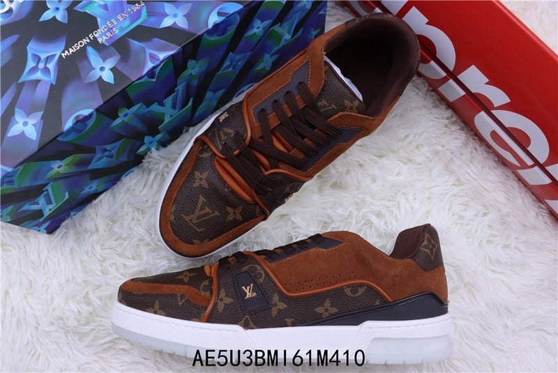⭐ LV Luxury Designer Shoes – Premium Style & Comfort