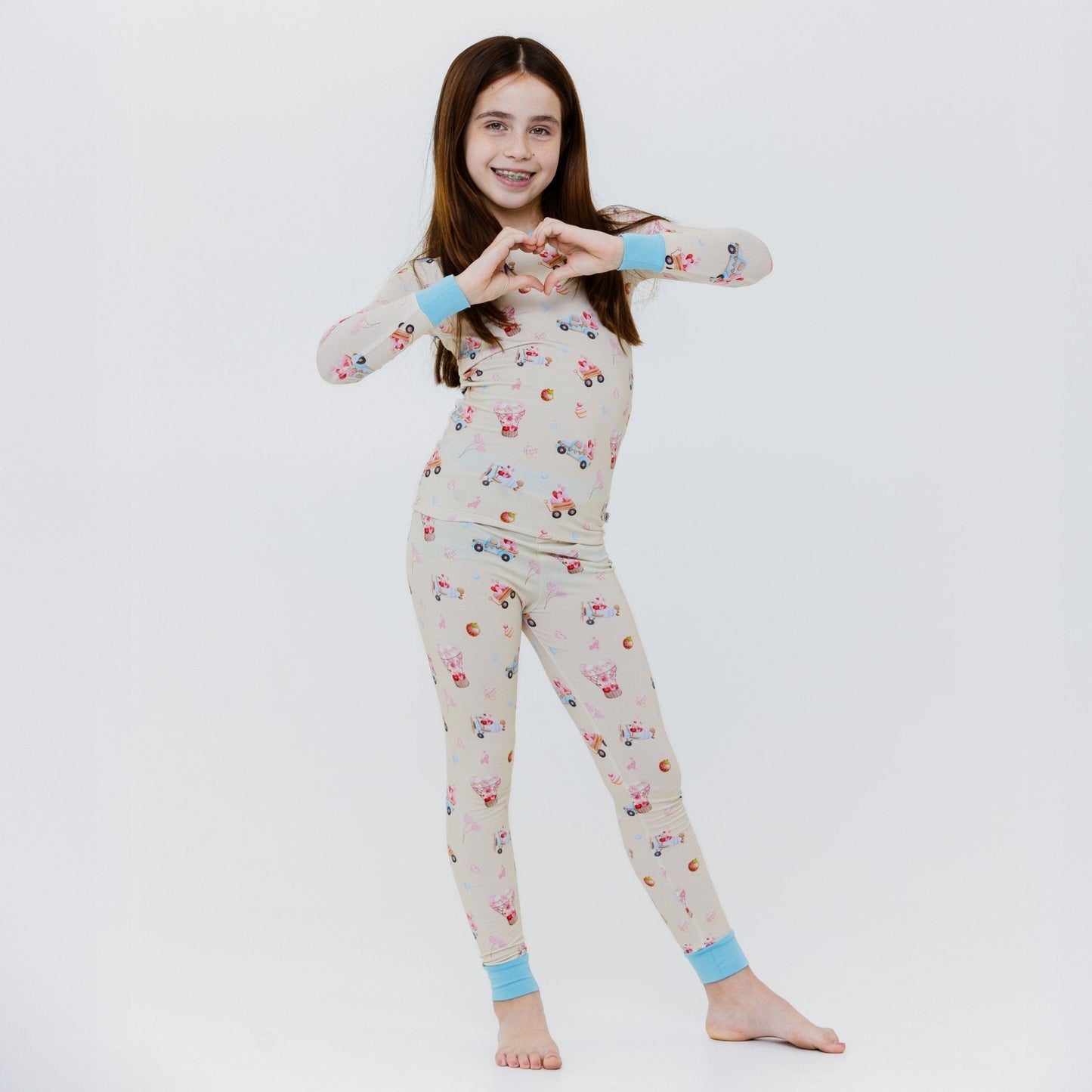 Delivering Love Long Sleeve Pajamas