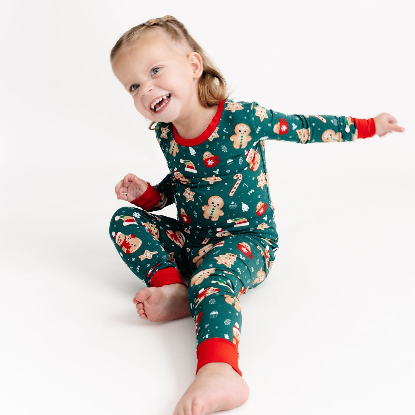 Gingerbread Lane Long Sleeve Pajamas