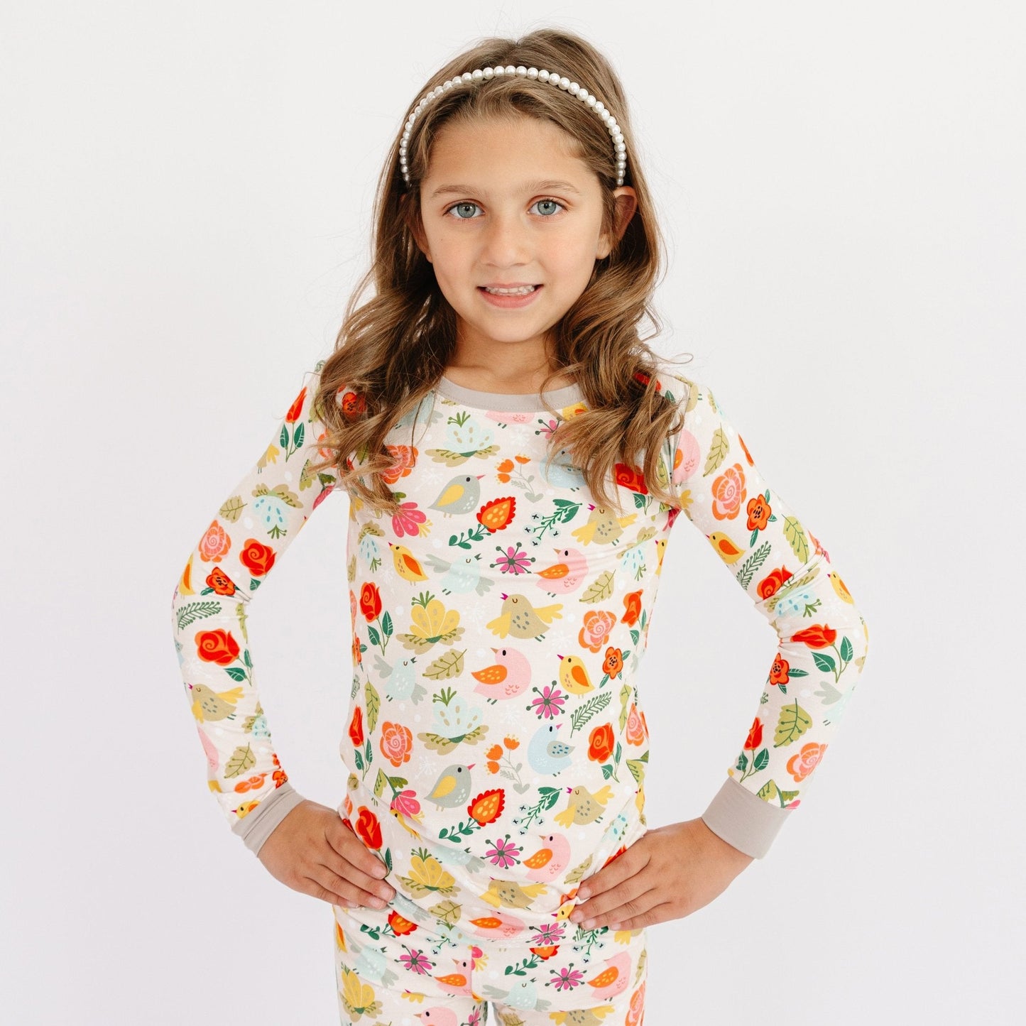 Songbird Meadows Long Sleeve Pajamas