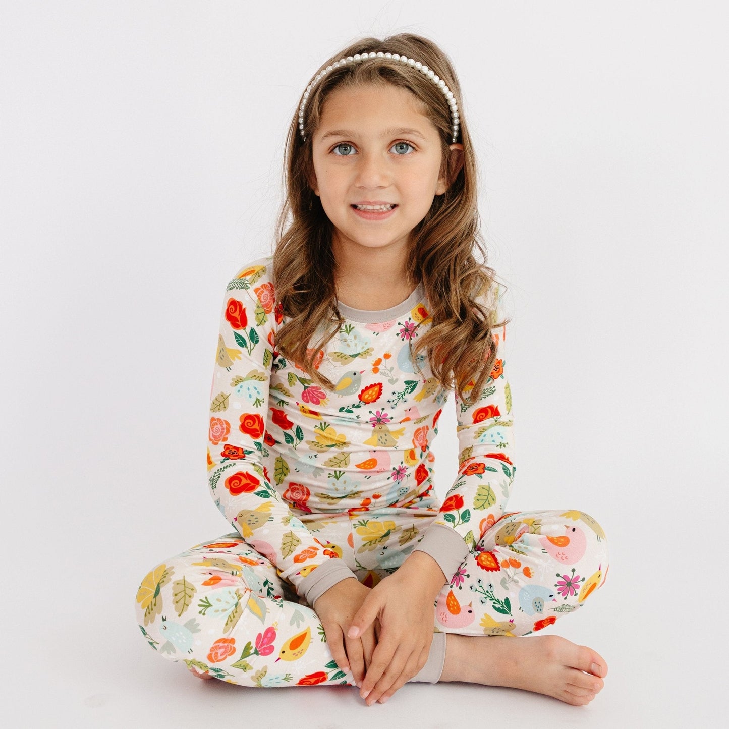 Songbird Meadows Long Sleeve Pajamas