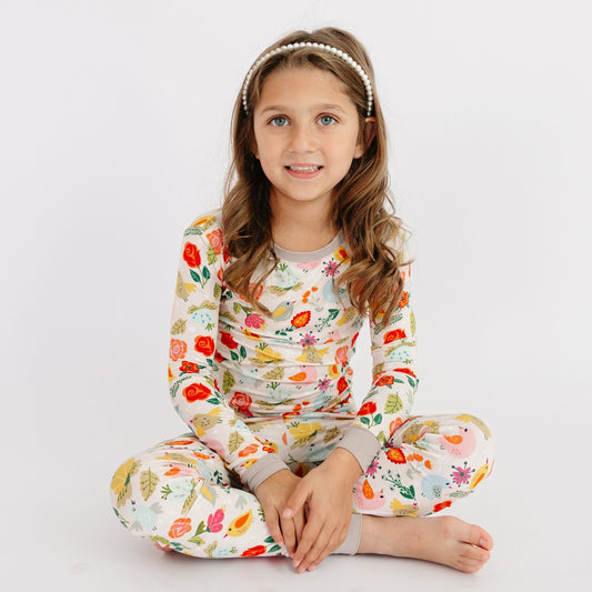 Songbird Meadows Long Sleeve Pajamas