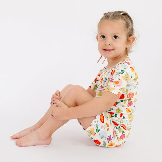 Songbird Meadows Short Sleeve Pajamas