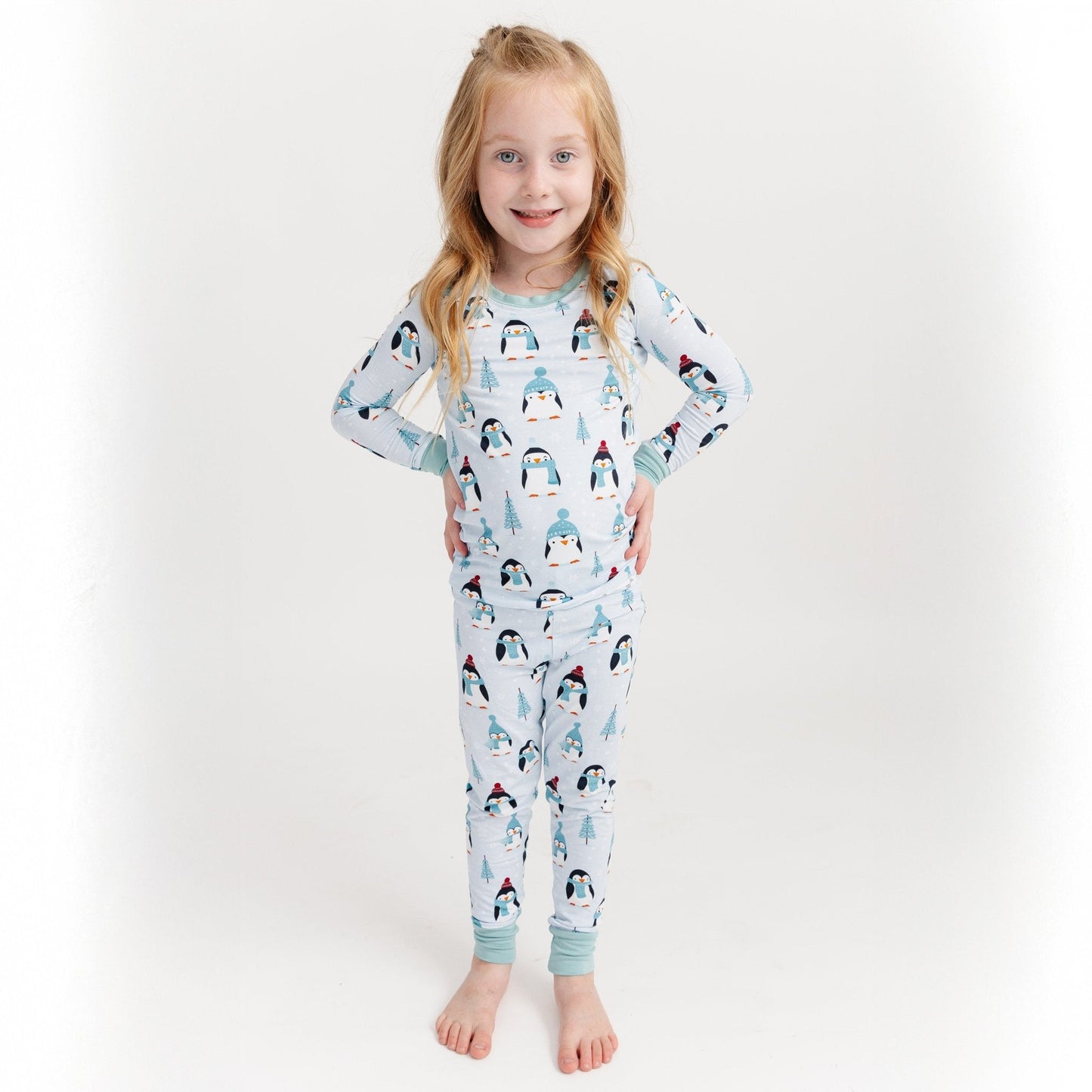Winter Waddle Long Sleeve Pajamas